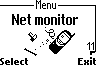 NetMonitor menu in Nokia 7110